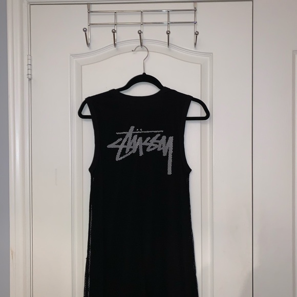 Stussy Black Mesh Dress - Picture 4 of 7